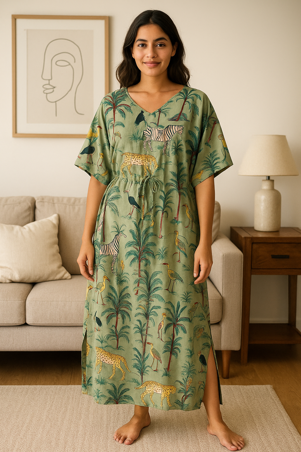 Masaba Forest Kaftan